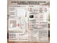 Hikvision Wireless Kit 868MHz upto 64 Zones Supports:TCP/IP, Wi-Fi, and GPRS/3G/4G (Kit Includes: 1xDS-PWA64-L-WE (Control Panel) , 1xDS-PFK1-EW (KeyFob) , 1xDS-PDP15P-EG2-WE (PIR) , 1xDS-PDMC-EG2-WE (Magnetic Detector) [HKV DS-PWA64-KIT-WE]