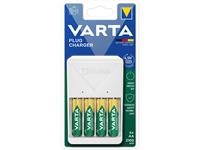 Battery Charger for 2 or 4 AA/AAA NiMH Batteries, Includes:4XAA NiMH 2100MAH Batteries, Charging Time:4-5HRS, 2Pin Euro Plug, 100~240VAC [BATT CHGR 57657 VARTA]