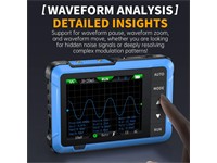 FNIRSI DSO-510 Handheld Oscilloscope/DDS Signal Generator 2 IN 1, Digital Portable Oscilloscope 2.8 INCH TFT, 10MHZ Bandwidth, 48MS/S Sampling Rate, Trigger Function Auto/Nomal/Single [FNIRSI DSO510 10MHZ 2IN1 SCOPE]