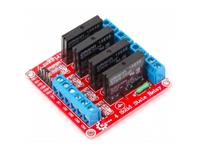 4 CHANNEL 5V OMRON SOLID STATE RELAY MODULE BOARD. CONTROL I/P 2.5-20V O/P 240V 2A PER/CH [CMU SOLID STATE RELAY BRD 4CH 5V]