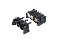Sliding Gate Contact In-Line 3 Way, Heavy Duty Design For all Weather Types, Effective Short to Earth Detection Over Sliding Gates, 2 Live & 1 Earth Connectors with Lugs [EF EA-SGC193W]