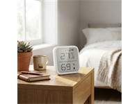 Hikvision Wireless 868MHz Temperature Detector, 2.7" screen, Transmission range 1.2km, [HKV DS-PDTPH-E-WE]