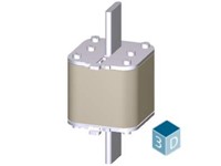 Siemens SITOR Fuse Link, with Blade Contacts, NH3, In: 800 A/690 VAC/440VDC with Front Indicator 100kA Impulse [3NE1438-0]