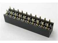 16 way 2.0mm PCB Straight Pins DIL Female Socket Header [625160]