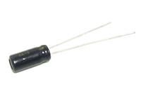 Mini Low Impedence Electrolytic Capacitor • Lead Space: 2mm • Radial • Case Size: φD 5mm, Height 11mm • 22µF • ±20% • 50V [22UF 50VR EXR]