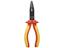 PM-919 :: Insulated Long Nose Plier (170mm) Serrated Flat Jaws Mini Bevel [PRK PM-919]