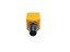 Panel Mount Profinet Adpator M12 D Code 4 pole Male - RJ45 Shielded Jack 180° (RJS-12D04FM-LS8001) [XY-RJS-12D04FM-ECN]