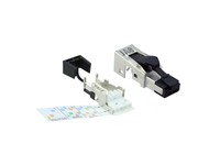 Industrial Ethernet Field Connector RJ45, Cat.6A, Ultra Short. [130E507032-E]
