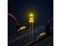 3mm LED Dome Clear Yellow Super Bright 3000MCD 590NM 75MW 30° [L-7104SYCK-J3]