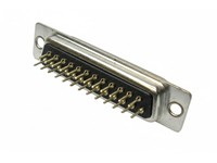D-Sub 25Way Female PC Board Straight Stamped Pin [DB25SOL2E]
