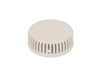 ABS Plastic Miniature Enclosure - Snap-Fit / Wall-Mount Round 60x20mm Vented IP30 - Grey [1551V12GY]