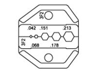 Crimper for Fiber Optic SMA, SMB Connectors, RG58, RG174 & belden 8281 (Dimensions: 1,07/1,73/3,84/4,52/5,41mm) [HT336F2]