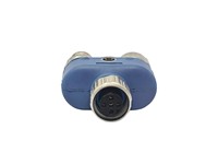 Device Net "Y" Distribution Adaptor M12 5 Pole - 1 X M12 Male Plug to 2 X M12 Female Receptacles A Coded (0906 UTP 101) [XY-906-UTP-101-ECN]