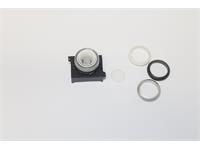 Push Button Actuator Switch Illuminated Momentary • White Raised Lens • White 30mm Bezel [P302MWW]