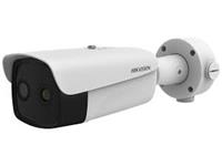 Hikvision 4MP Temperature Screening Thermographic Bullet Camera, 1/2.7" CMOS, 2688×1520, 4mm Lens, 50m IR, Support 3 temperature measurement rule types, Adaptive AGC, DDE, 3D DNR, IP66 standard, TVS 4,000V lightning/surge/voltage protection [HKV DS-2TD2637B-10/P]