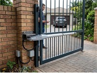 Swing Gate Vantage 12VDC Linear Operator with Piston Drive, Clour Grey - Stroke 500 V3 (LS-Single) - Requires CEN VECCADO2V5 (Excluding Battery 12V7A and Remotes) [CEN VANTG501V4]