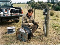Electric Fence HT Cable Black Single Core Stainless Steel (S316) 100m [EF CABLE HT BINOX100S BLK]