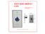 Exit Switch Button with Blue Ring Led, Vandal Proof, Aluminium Alloy Body, Switch Mode : COM/N0/NC, Voltage Input : DC 12V/DC. 0.1A.Size : 86x50x8mm [EXIT SWC-86R-01 LED]