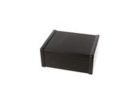Alumminium Extruded Enclosure 120x103x53mm Black [1455N1201BK]