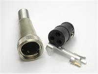 3 way US Type Microphone Connector [CB3F]