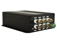 8 channel 8-bit uncompressed video receiver; Single Fibre; ST connector; stand-alone; 1.5km Multimode; 850/1310nm; with bi-directional data channel (RS-485/422) [BFR VORXD-040-SMM]