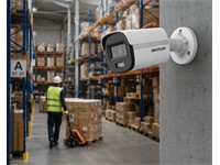 Hikvision Smart Hybrid Light ColorVu Mini Bullet Camera, 2MP 2.8mm Lens , 20M IR , Res:1920×1080 , 3D DNR/2D DNR, Switchable:TVI/AHD/CVI/CVBS, Built-in-Microphone, Digital WDR, PAL/NTSC, Auto/Color/BW (Black and White), M12 Lens Mount, IP67 [HKV DS-2CE10DF0T-LFS (2,8MM)]