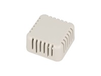 ABS Plastic Miniature Enclosure - Snap-Fit / Wall-Mount 40x40x20mm Vented IP30 - Grey [1551V1GY]