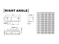 SIL Header Right Angle Type • 2.54mm • 2 way [XY136-02RT]