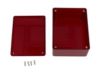 1591S Enclosure Transparent Red [1591STRD]