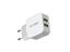 FLASH DUAL USB WALL CHARGER 5V 2A (MAX) 220VAC [FLSH FM-HB12]