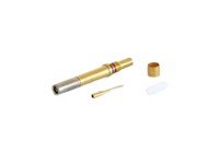 Souriau Mini Coax Female Crimp Contact for series 8526 Connector - Replaces size 16 contacts for RG174 U / RG 316 U - for MIL-C 26482 Series II (MIL-C 26482G series II) (M39029/77-428) [8526-1-001 A]