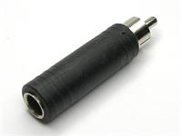Adaptor RCA Plug to 6.3mm Mono Socket [ADPT RCAPLX6,3MS]