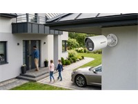 Hikvision Smart Hybrid Darkfighter Fixed Mini Bullet Network Camera 4MP 4mm Lens, 1/3" CMOS, Max Res. 2688 × 1520, IR White Light, BLC, HLC, 3D DNR, WDR 130 dB, 1 RJ45 10M/100M Ethernet port , Built-In Memory Card Slot Up to 512 GB, IP67 [HKV DS-2CD3046G2H-LI (4MM)]