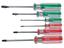 SW-9106 :: 6pcs Line Color Screwdriver with PVC handle and CrMo Steel Blades in Blister Card Packaging [PRK SW-9106]