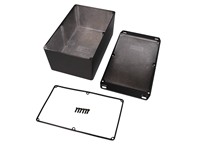 Diecast Aluminium Black 188X120X78MM Flanged [1590WEFLBK]