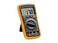 Digital Multimeter, 1000V AC/DC, 10A AC/DC, 40M OHM Resistance, 100KHz Frequency, 100UF Capacitance, 400D TEMP, Continuity, Diode Test [FLUKE 17B+]