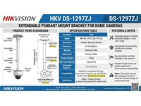 Hikvision Bracket for Fisheye Camera [HKV DS-1297ZJ]