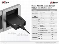 Dahua Card Enrollment Reader USB2.0, Supports Mifare Card (IC Card), Dual-Color LED Indicator & Buzzer, Card Frequency 13.56MHz, Management Platform:SmartPSS-AC, DSS Pro & Express, PSU:5VDC 0.5A, Embedded Processor, 105x75×20mm [DHA ASM100]