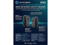 Centurion Infrared Outdoor Beams I5 V3 (12 - 24V DC/AC, 40 Metre Range, Beam with a 9m² (3m X 3m) Alignment Area, Intruder-detection Alarm, IP54) [CEN I5V3]
