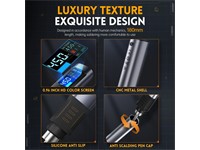 FNIRSI HS‑02AF Soldering Iron Kit In A Toolbox – 60 W Iron with Temperature Control Up To 480 °C, Ergonomic Grip, Integrated Holder, Cleaning Sponge and 6 Interchangeable Tips for Precise Electronics Soldering. [FNIRSI HS-02AF SOLDER IRON SET]