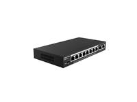 REYEE 10 PORT GIGABIT SMART CLOUD MANAGED POE SWITCH 8 PORT POE+ , MAX POE BUDGET:70W, POWER CONSUMPTION:80W , PSU: 54V @ 1.5A , 202x108x28mm , 1.38kg [RG-ES210GC-LP]
