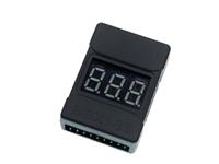 DRN-Dual Function Battery Power Monitor with LED Display and Buzzer with Housing. Alarm Threshold: 0.5V ~ 4.5V [HKD 1-8S 2IN1 BATT MONITOR+CASE]