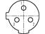 Circular Connector M12 US COD (1/2" UNF) Cable Female Right Angled 3 Pole Screw Terminal IP67 [99-2430-24-03]