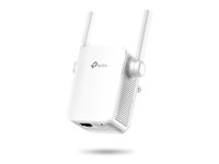 TP-Link WiFi Range Extender 300Mbps, 1 x 10/100M Ethernet Port (RJ45), 3.6W, FREQ: 2.4~2.4835GHz, US Plug, Wireless Security : WPA-PSK / WPA2-PSK [TP-LINK WA855RE]