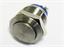 VANDAL RESISTANT PUSH BUTTON SW 19mm MOM  RAISD BUTN. 1n/o 2A-36VDC -IP65- STAINLS STEEL - SCW TERM. (ANTI VANDAL) [AVP19RWM1S]