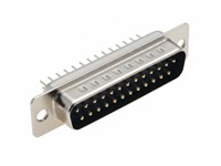 D-Sub 25Way Male PC Board Straight Stamped Pin [DB25POL2E]