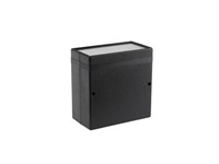 Polystyrene Enclosure 179X154X36MM Black [1598BSGYPBK]