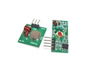 RF Transmitter & Receiver 433MHz Remote Control 100MT Line Of Site [BMT RF LINK KIT 433MHZ]