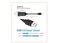 USB3.0 to HDMI Video Grabber. Suitable as Game Capture Card, for Devices with HDMI Output, Such as PS4, for XBOX One, For Wii U and for Switch. No Driver Required: Easy Screen Sharing for Meetings, and Online Presenttions [USB3,0 TO HDMI VIDEO GRABBER]