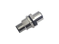 Circular Connector M12 A COD Feed Thru Shielded Adaptor Female-Male 5 Pole (Also Suitable for 4 Pole M12A COD) - M16 Panel Mount without Ring IP67 (FWD 5) (09-5241-10-05) (1551671) [XY-54218-EIN]